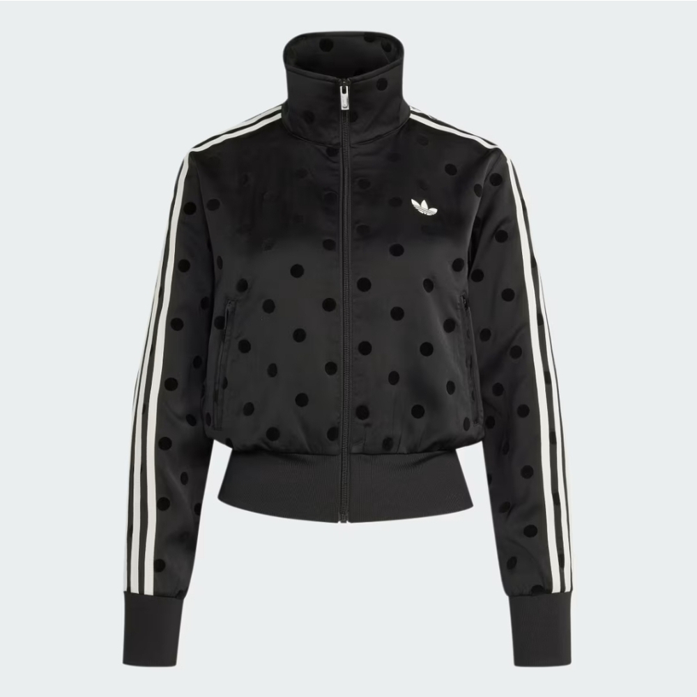 Adidas Black Polka Dot Track Top - Picture 4 of 6